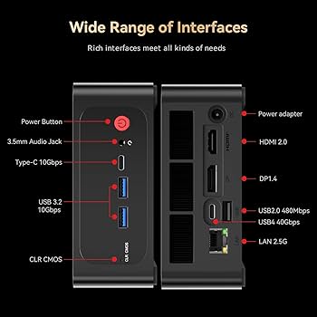 ミニPC TRIGKEY S6 R5-6600H Amazon.co.jp: TRIGKEY ミニPC Ryzen 5 6600H（6コア12スレッド