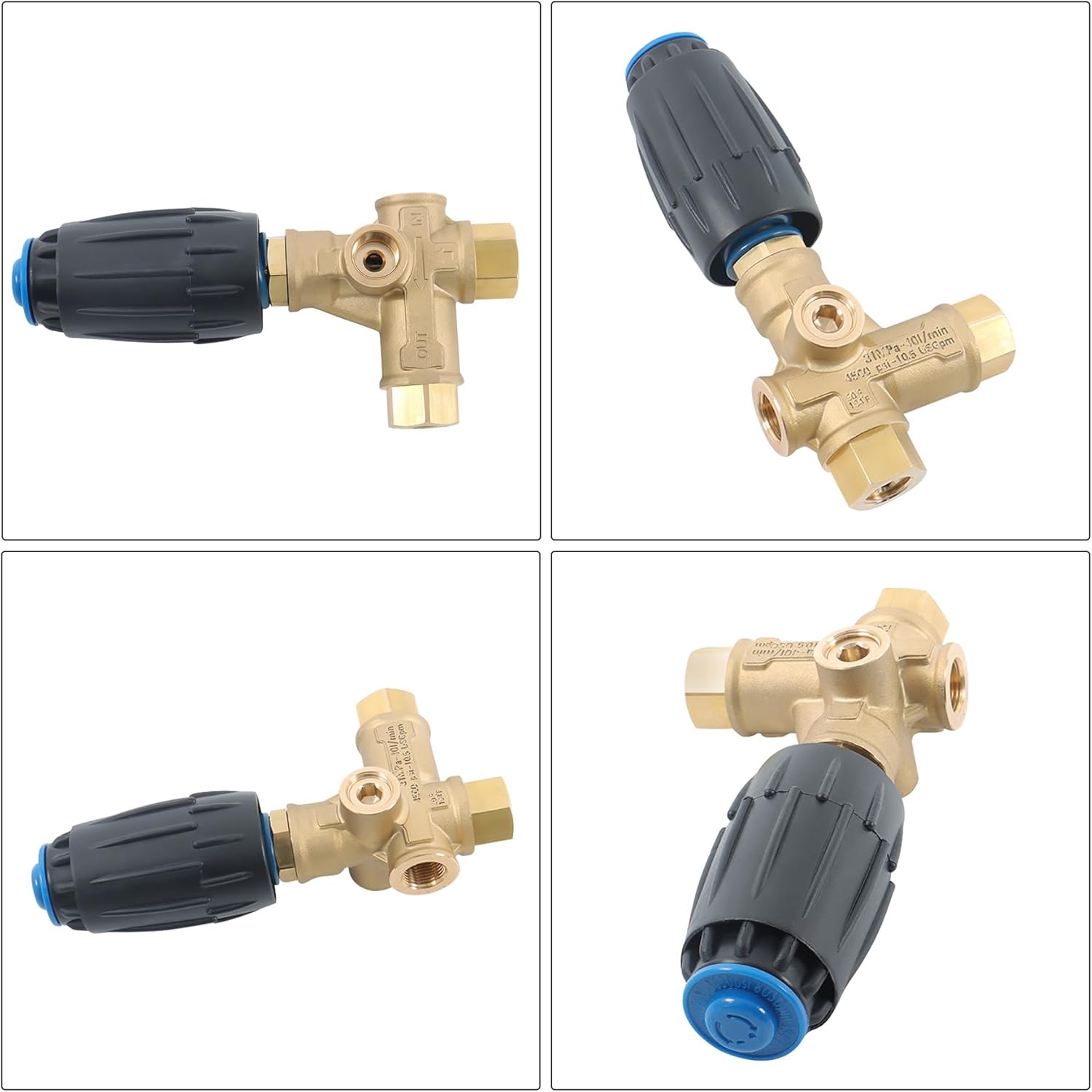 3650PSI Trapped Pressure Unloader Valve 3/8 Inch FNPT General Pump VRT3-250 8GPM Fit for Use with Pressure Washers