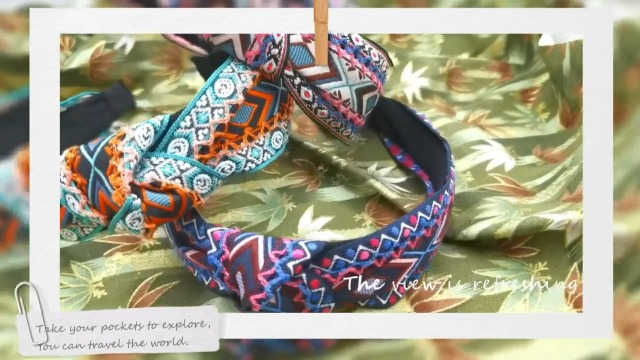 Amazon.com : OUTVIE Boho Ethnic Wind Knotted Headbands  display picture 3