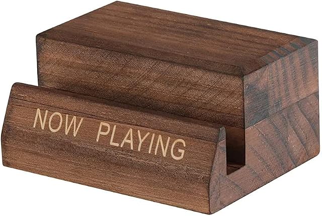 Vinyl Record Holder Display Stand - Showcase Your Now Playing Album Cover - Minimalistic & Elegant Holder Design- Compatible with All CDs & LPs