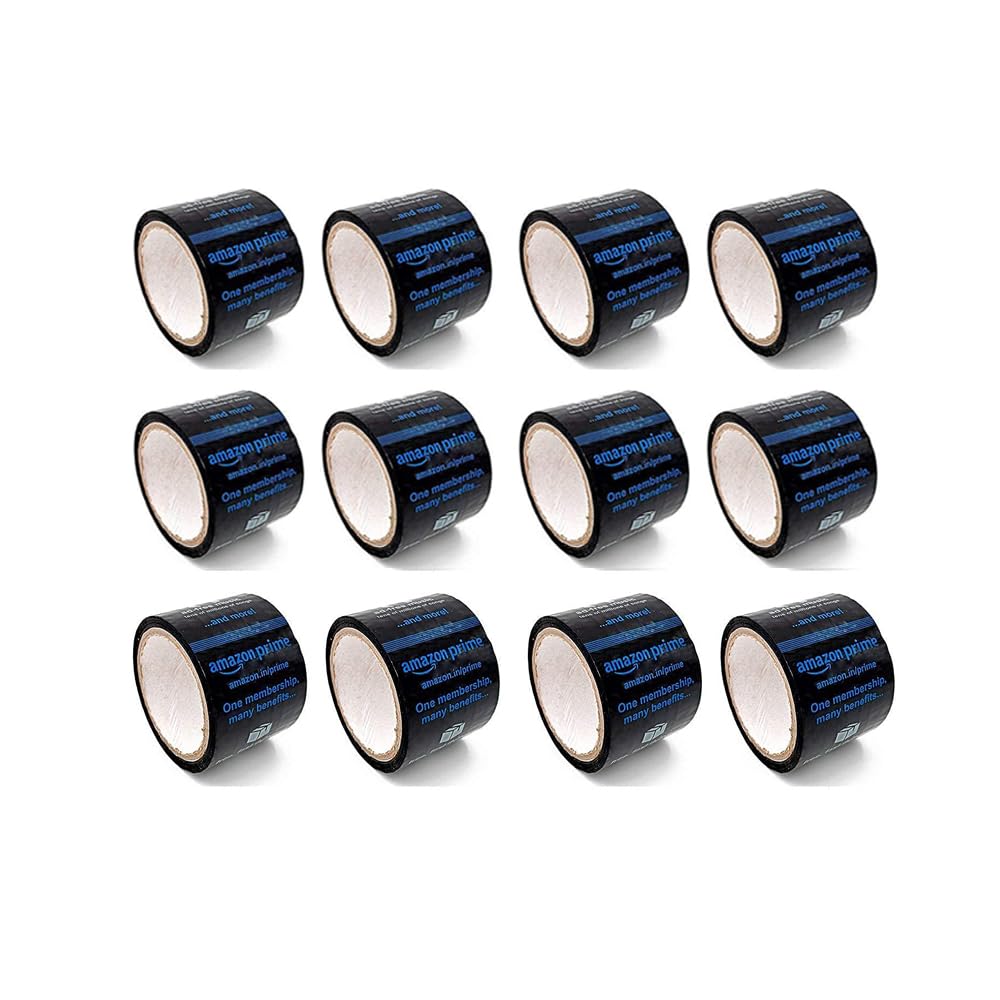VOIISH Amazon Brand Tape Amazon Packaging Prime Adhesive Tape 65 Mtr 3" inch 40 Micron Office Use DIY (Pack Of 12) (B0BPSZR462) Amazon Price History, Amazon Price Tracker
