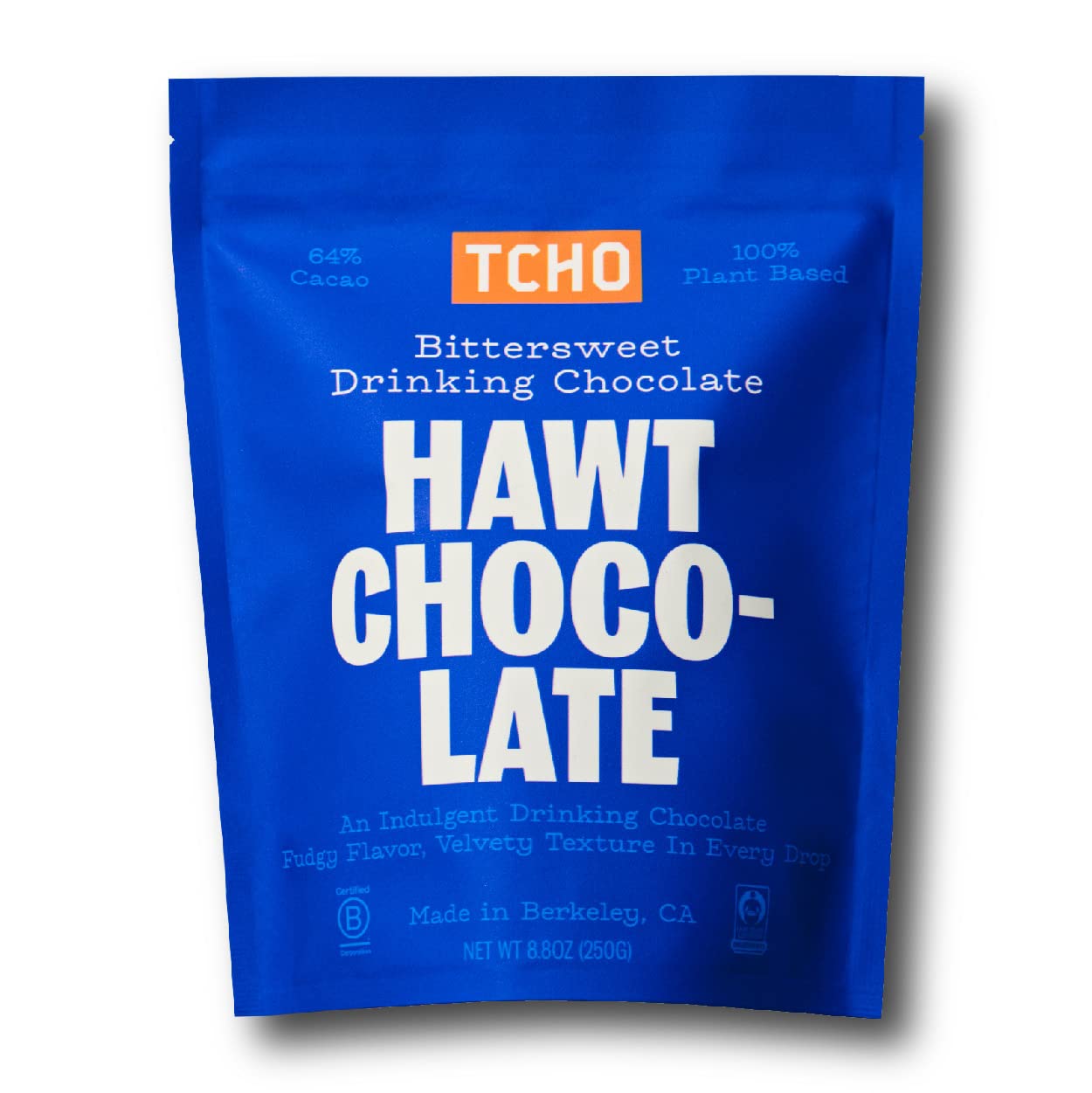 TCHOHawt Chocolate Drinking Chocolate (3 Pack) | 100% Plant Based, Vegan Friendly, Kosher, Non-GMO, Non-Dairy, No Artificial Sweeteners, Fair Trade Certified | 6.8oz eachUSDA Organic