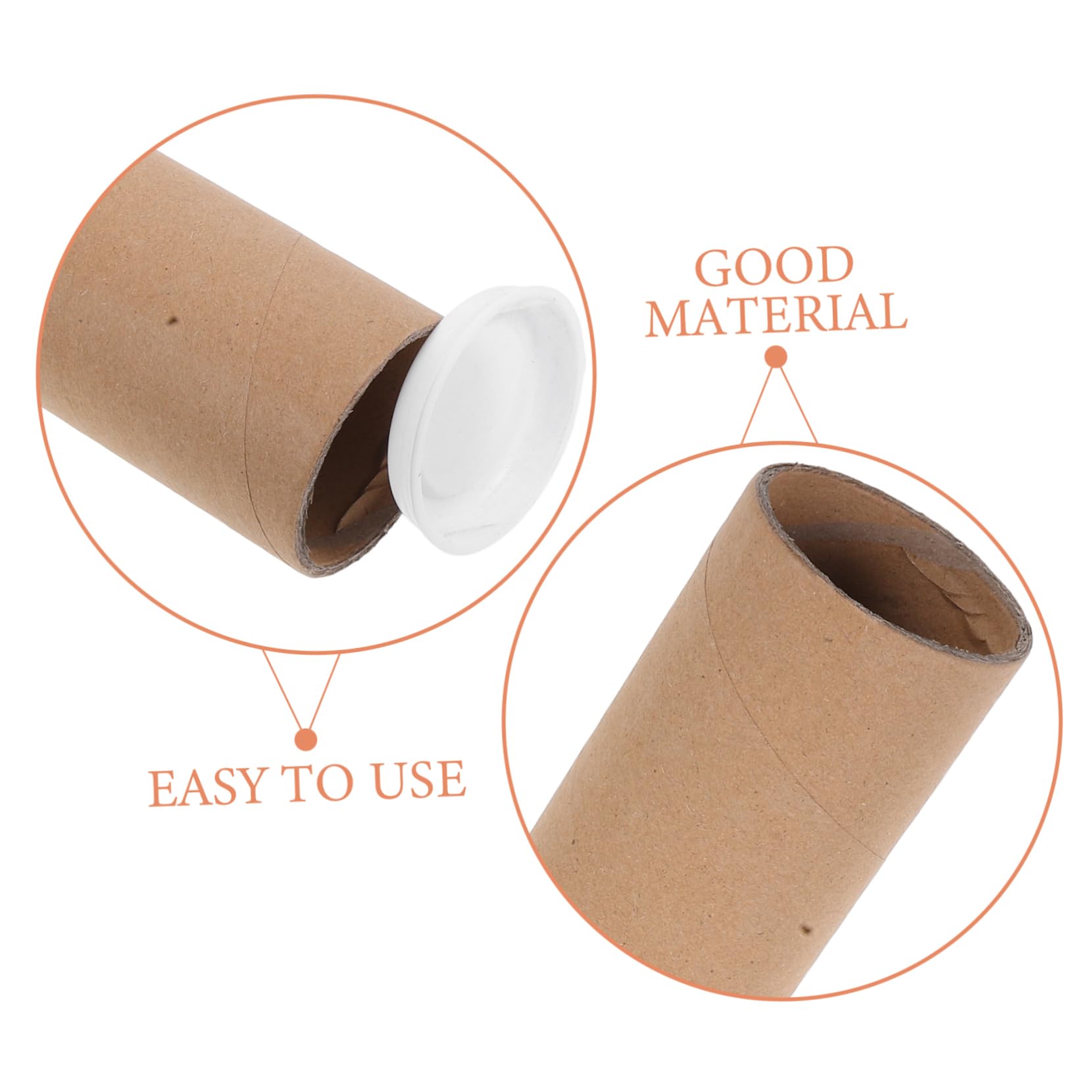 10pièces Tubes Expédition Carton Blanc Lot pour Emballage Protection de Documents Affiches Dessins
