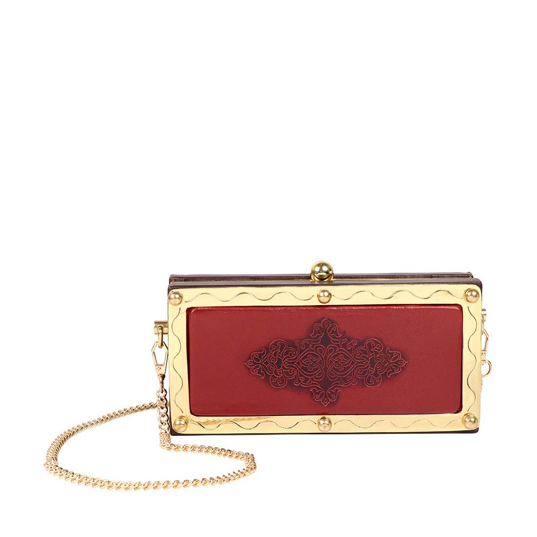 Hidesign Women Clutch (Red) Amazon.in Shoes & Handbags