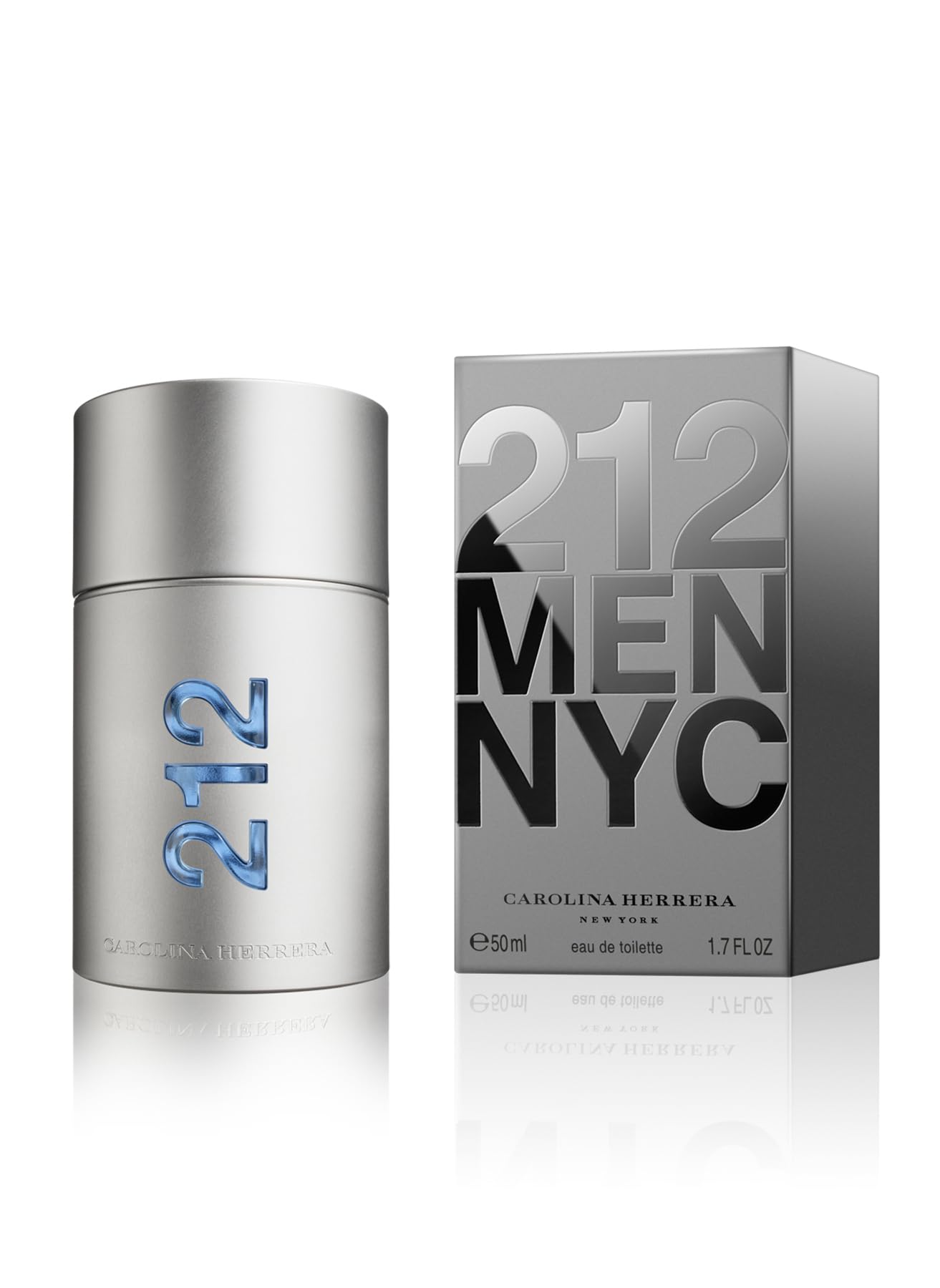 CAROLINA HERRERA 212 Men Et 50 Vp pour homme, avec format pratique, solution polyvalente