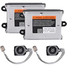 2Pcs 25906888 Xenon Ballast,Slakerbe 22785848 Xenon Headlight Ballast Control Unit with Igniter Headlight Ballast Assembly Module Fit for 10-16SRX 93235016 136080301