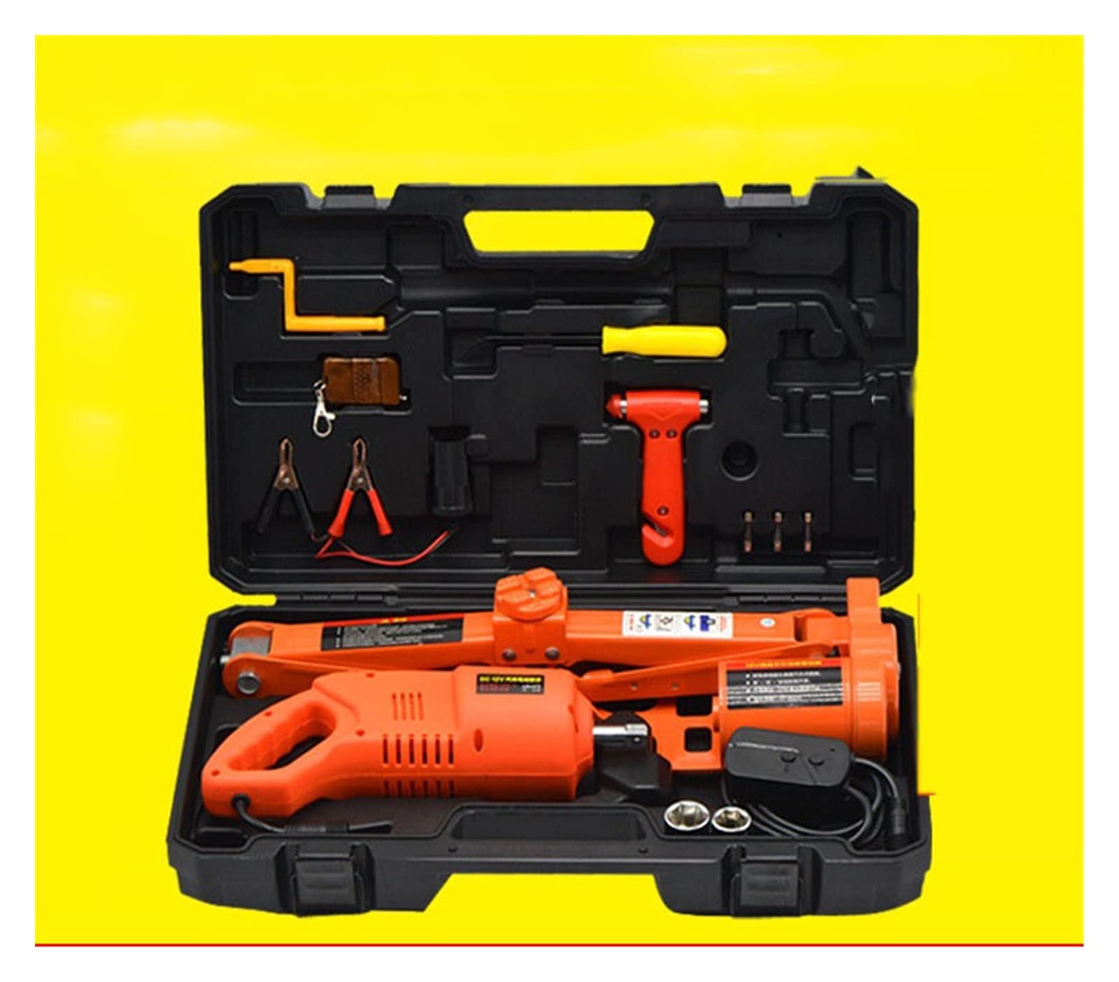 QUSYZD Trailer Jack, Electric Jack, Hydraulic Horizontal SUV Off-Road, Car 12V Tire Change Tool,
