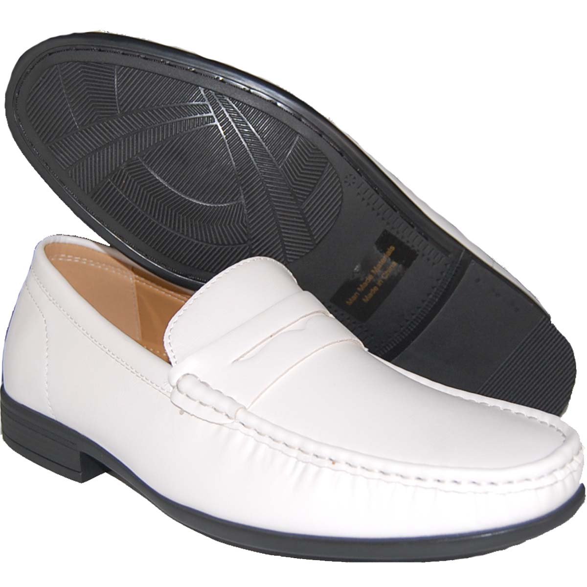 Shoe Artists White Penny Loafer - Men