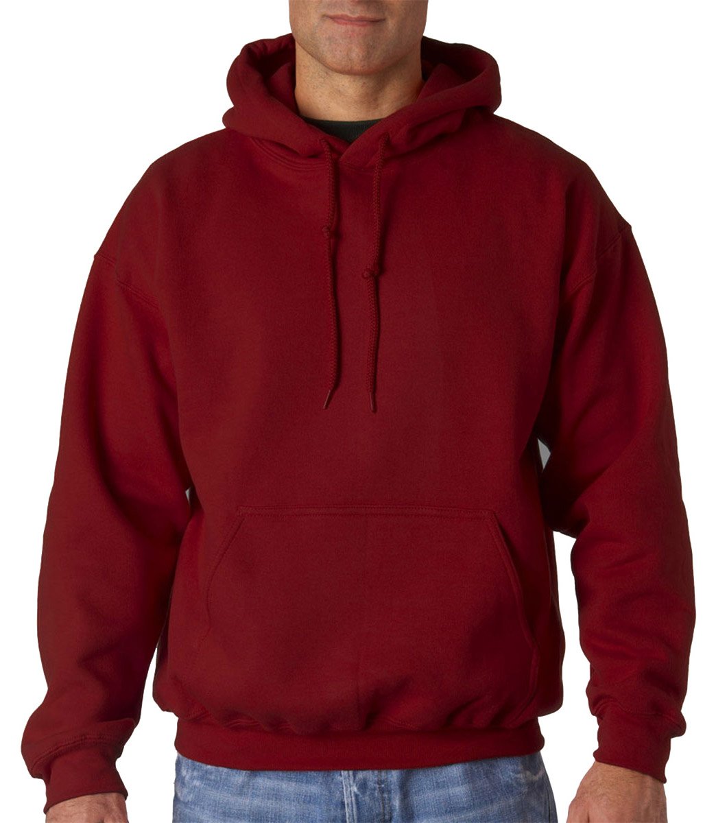 Gildan Heavyweight DryBlend Adult Unisex Hooded Sweatshirt Top/Hoodie (13 Colours) (XL) (Maroon)