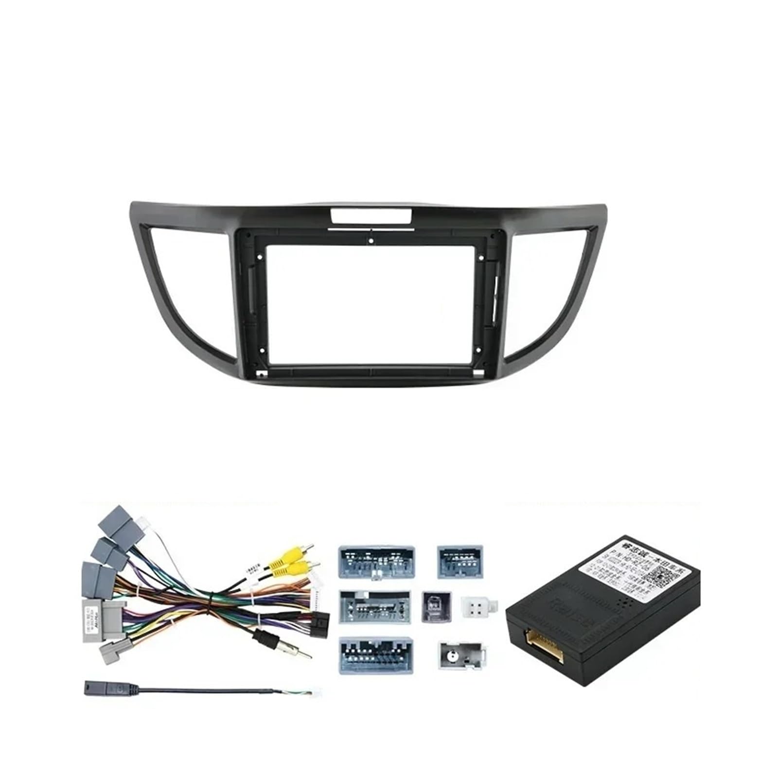 Fascia Marco Marco DVD Coche para CRV 2012 2013 2014 2015 2016 9/10 Pulgadas Kits Molduras Tablero Audio Panel Facia Pantalla Radio 2 DIN Juego Panel Radio