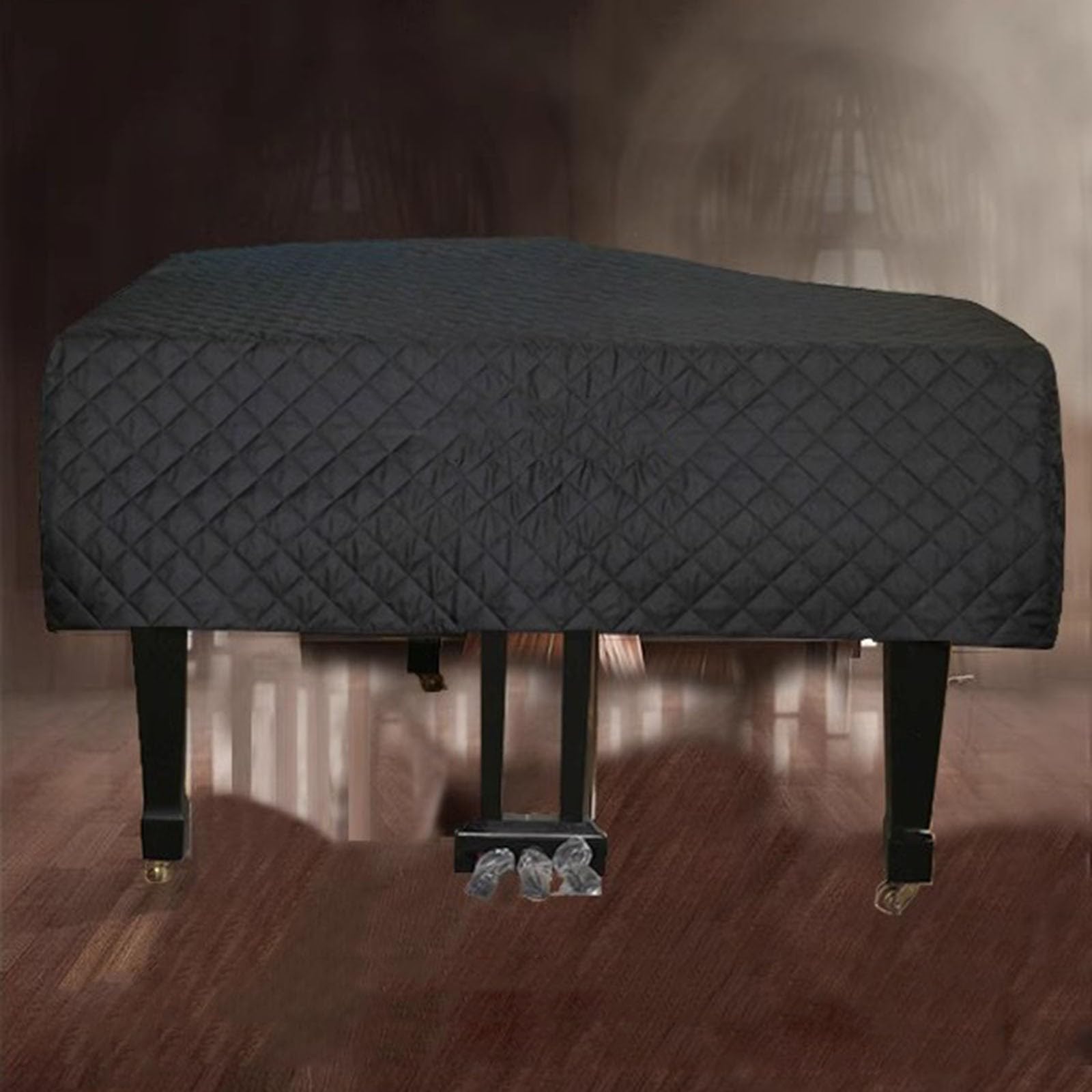 Klavierabdeckung, staubdichte Abdeckung, Flügelabdeckung, klassische Universal-Flügelabdeckung, verdickte, wasserdichte Flügelschutzabdeckung, staubdichte Klavierabdeckung (160 cm/63 Zoll)