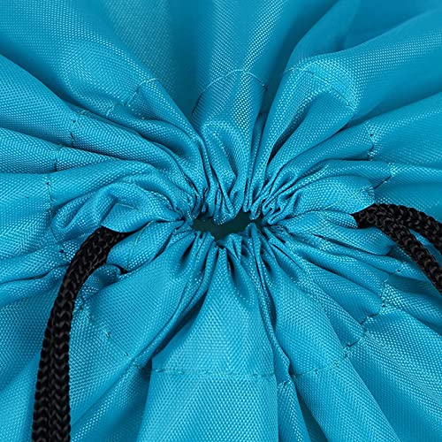 Quesuc 15 stuks drukbare gymtas, nylon trekkoordtas, kleurrijke feesttas, doe-het-zelf-feestrugzak, cadeautas, juttas, sporttas, geschikt voor Pasen, school, verjaardag - Image 5