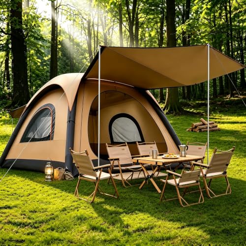 Carpa inflable automática para 4 personas para camping