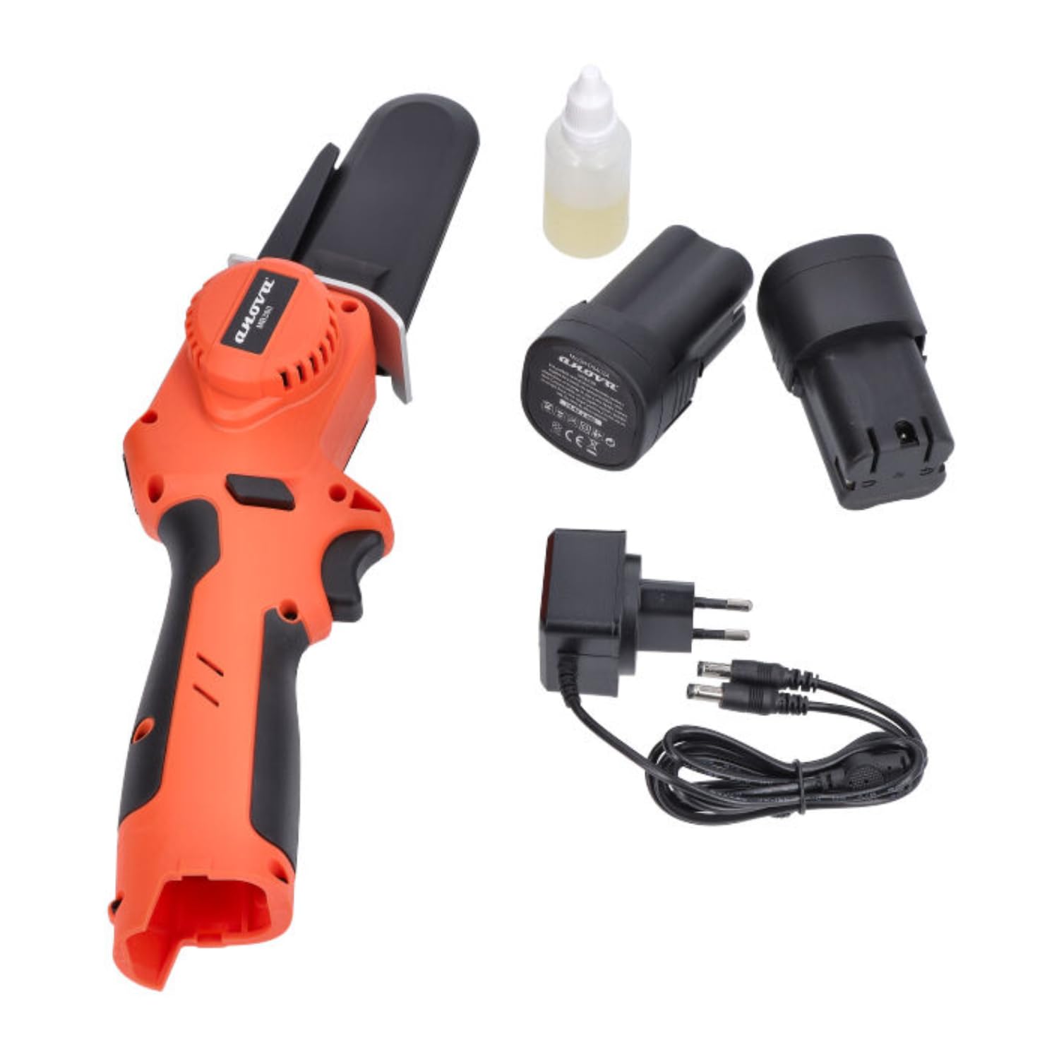ANOVA - Sierra de poda a batería | 380 W | 14,4 V | 0,70 KG | Longitud Corte 15,5 CM - 5" | para Poda y Corte de Ramas en Frutales y Jardín | Diseño Robusto