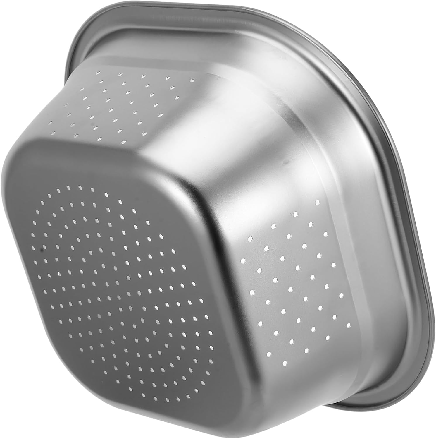 Grande Scolapasta in Acciaio Inox per Lavare Le Verdure, Colino da Cucina Resistente E Capiente, Ideale per Cucinare E Preparare Gli Alimenti. Silver 25.00X25.00X10.00CM