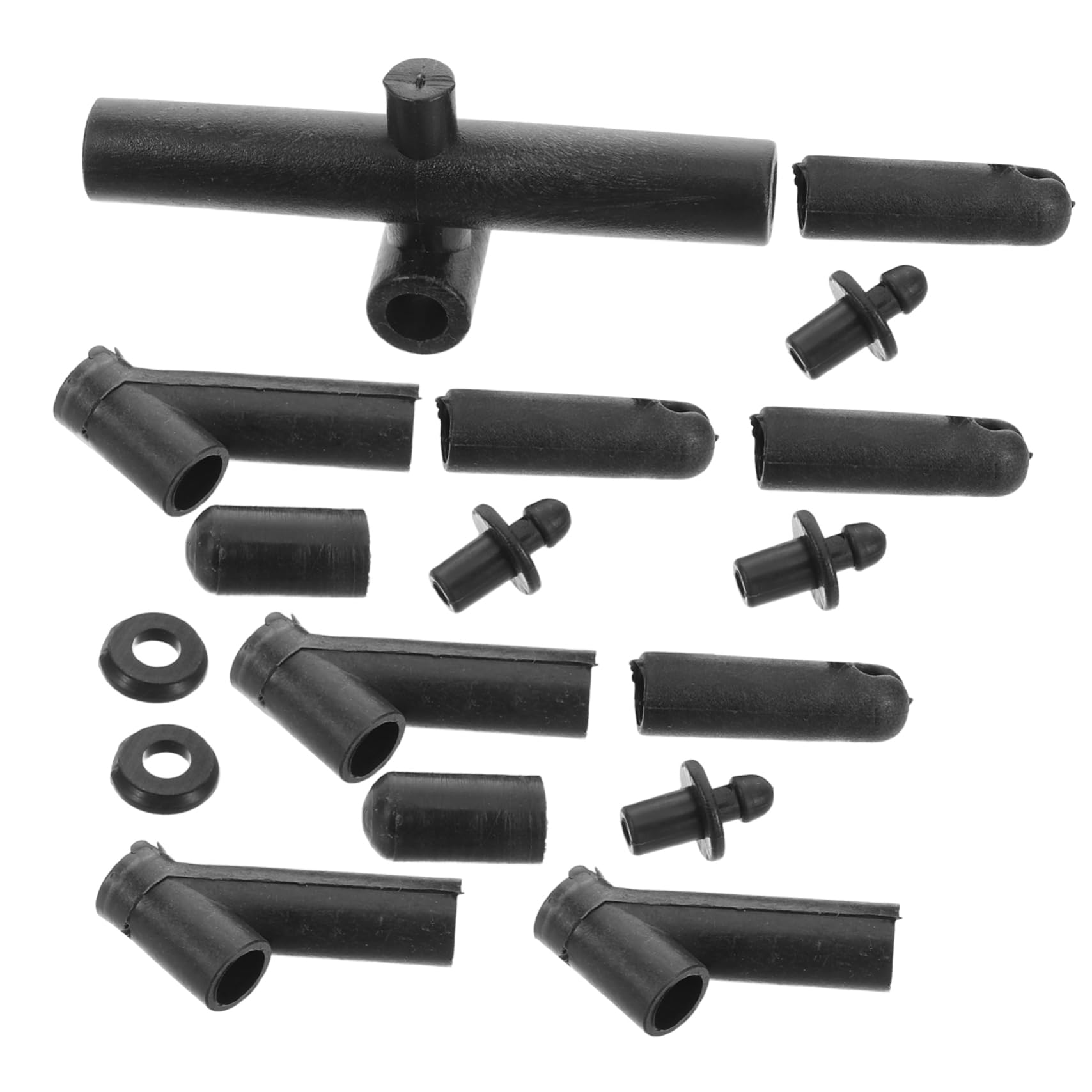 WHAMVOX DIY Kite Assembly Parts 9pcs Plastic Kite Frame Connectors Repair Supplies for Beach Park Flying