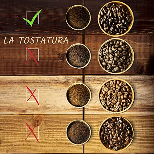 LUCAFFÈ LUCAFFETTERIA Granos de café, lata de acero de 2 kg que ahorra aroma, granos de café Arabica Gourmet, sabor… - Imagen 4