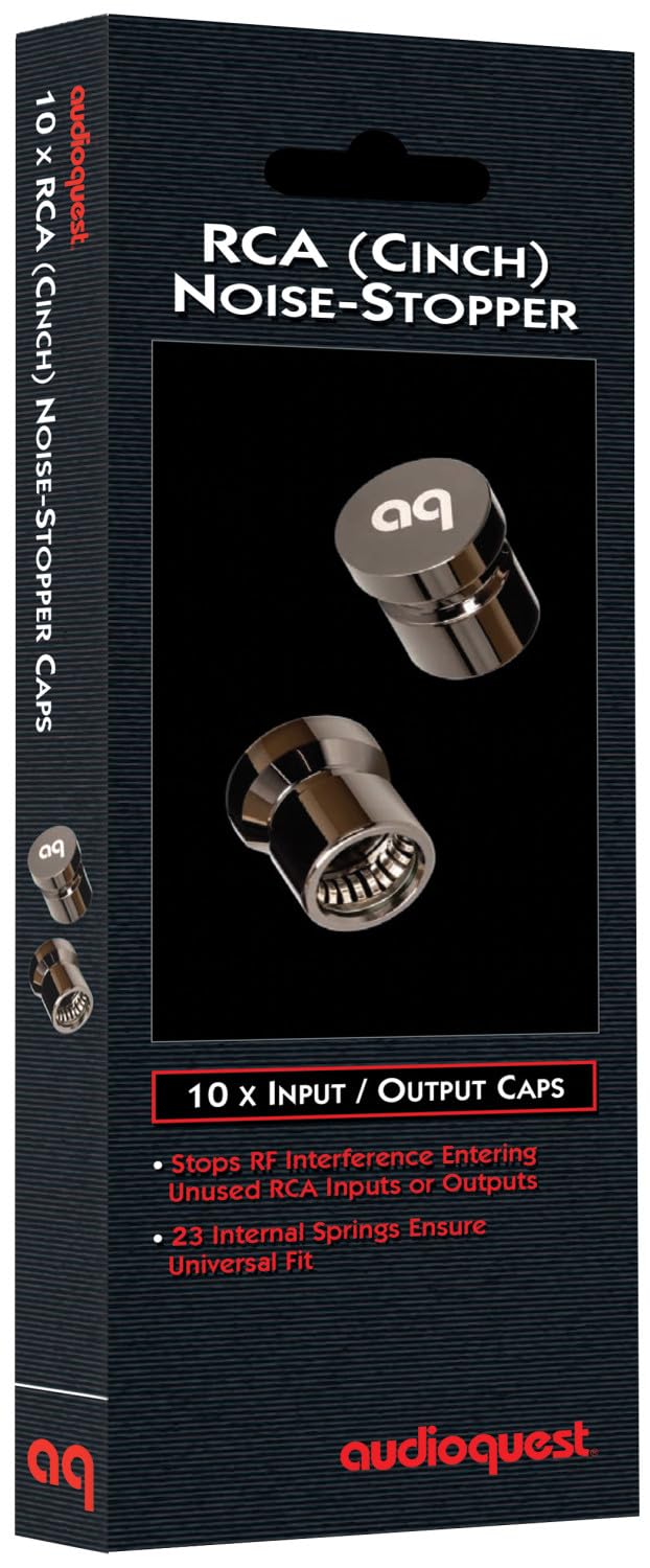 Kontak Audio RCA Gold Plated Copper Noise Stopper Caps (Set Of 5) 5055581866304 - Foto 5