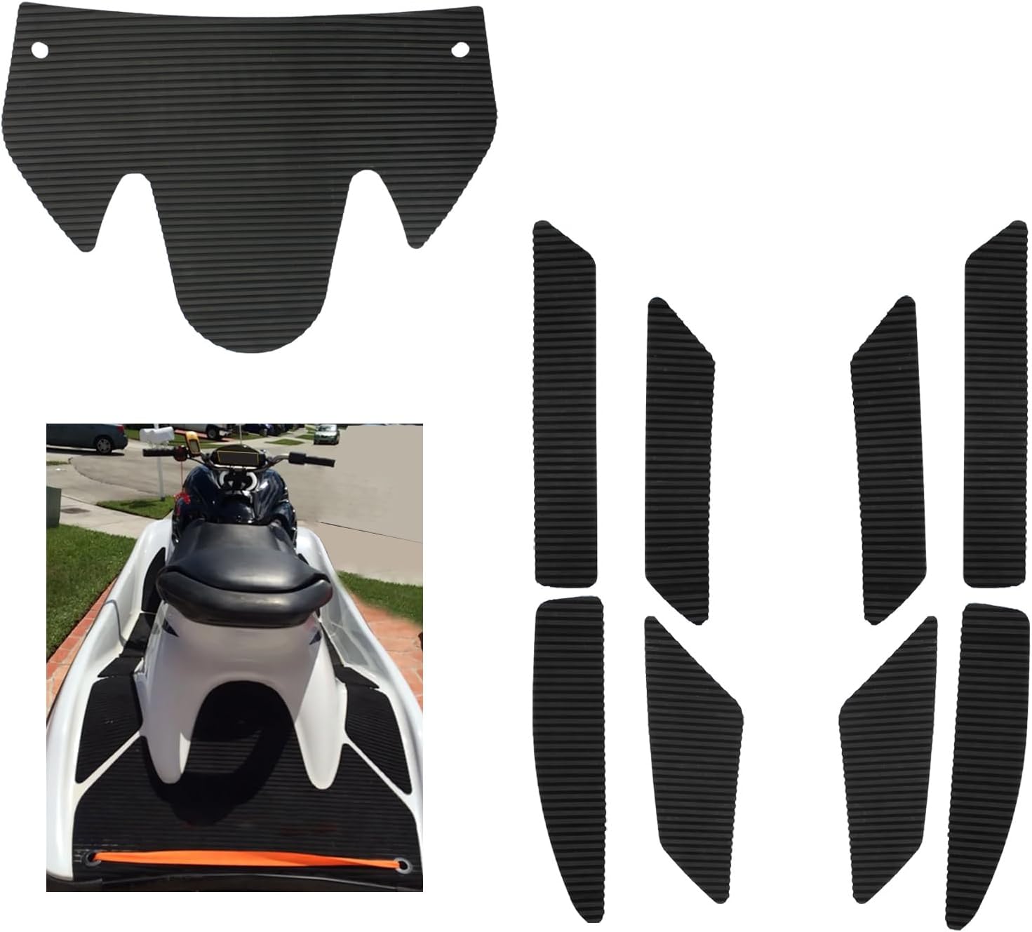 Traction Mats Foot Pads For 20002008 Yamaha WaveRunner