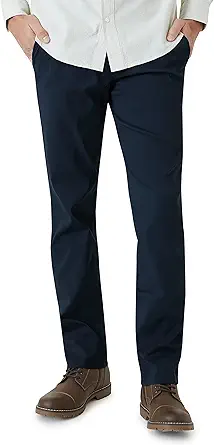 Weatherproof Vintage Men's Regular Fit Excursion Pants - Ultra Stretch Casual Flat Front Chino