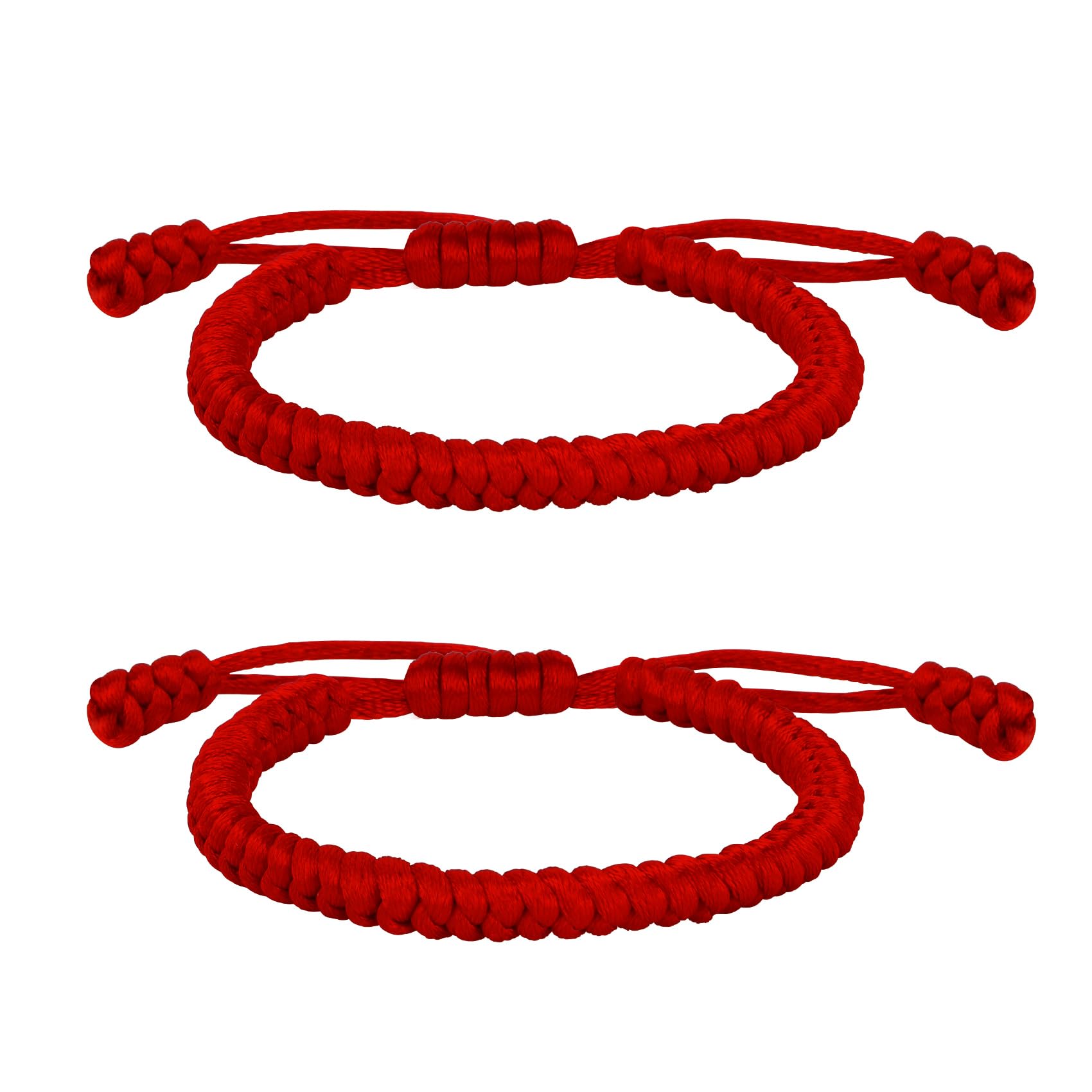 2PCS Protection Bracelet Couples Gifts String Tibetan Bracelet String Bracelets for Women Protection Bracelet for Men Friend Couple Bracelet Pulsera Roja De Protection Mujer Thread Bracelets For Friend Family