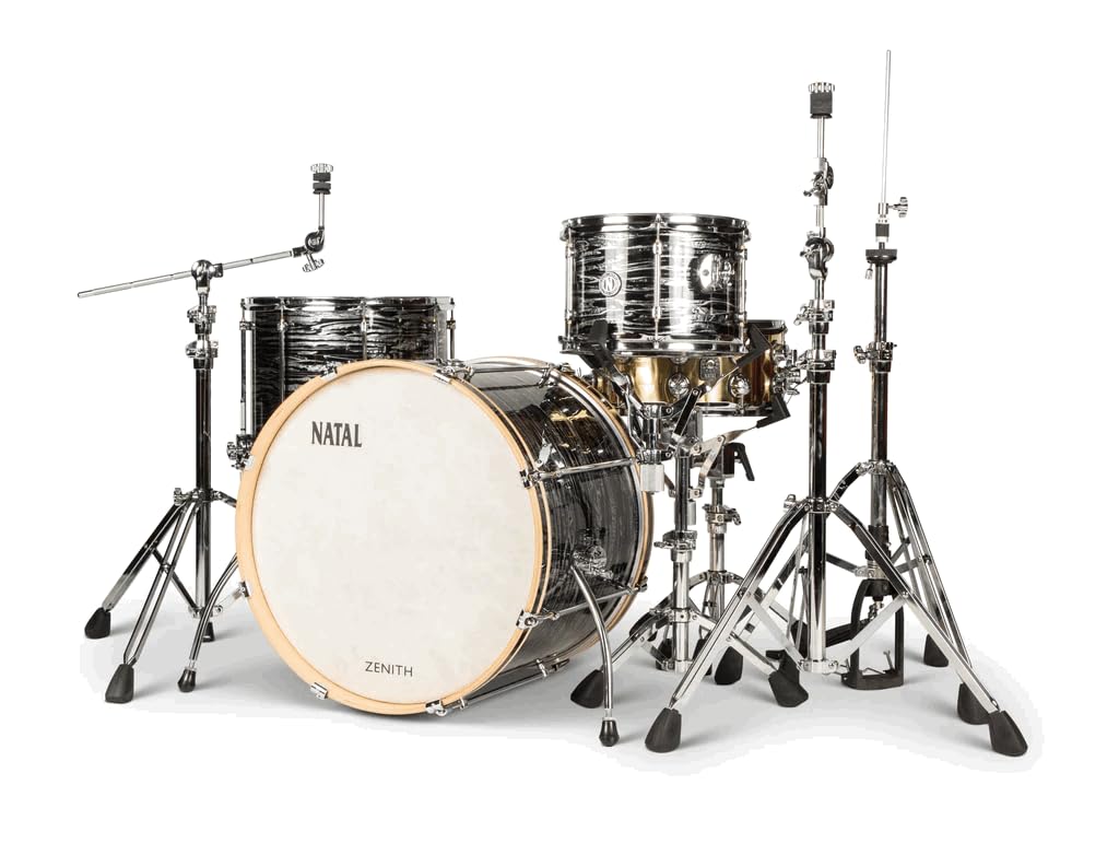 Amazon.com: Natal KZN-TR-FBK Zenith Series 3 Piece Drum Set Shell