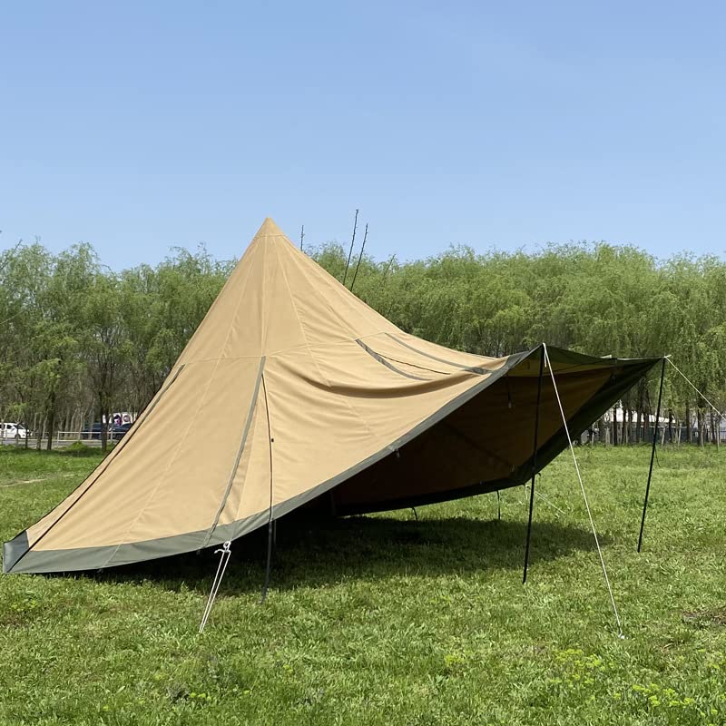 Carpa tipi impermeable para 8 personas 4 estaciones 600x600x350cm miniatura 2