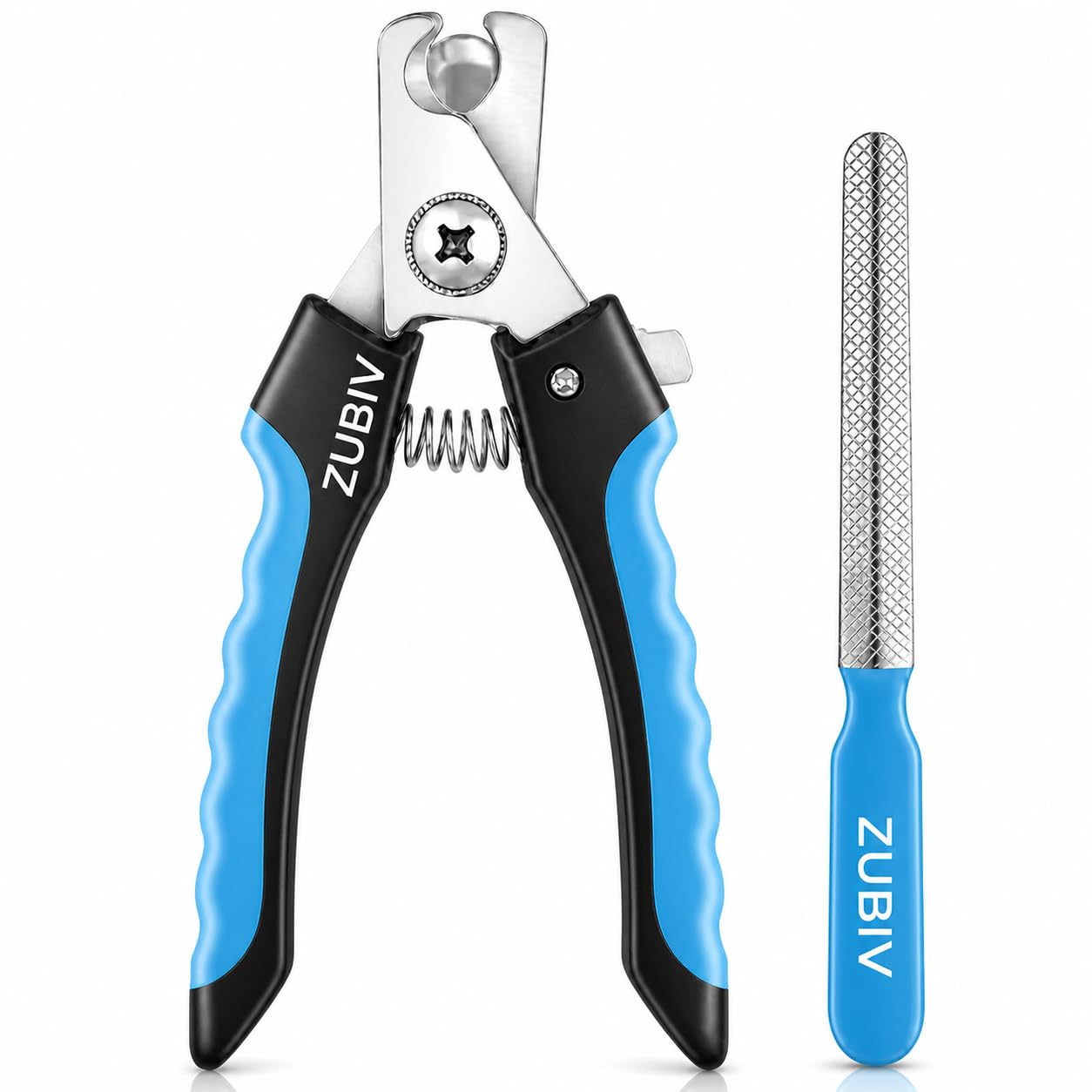 ZUBIV Dog Nail Clippers with Safety Guard, Professional Nail Trimmer
