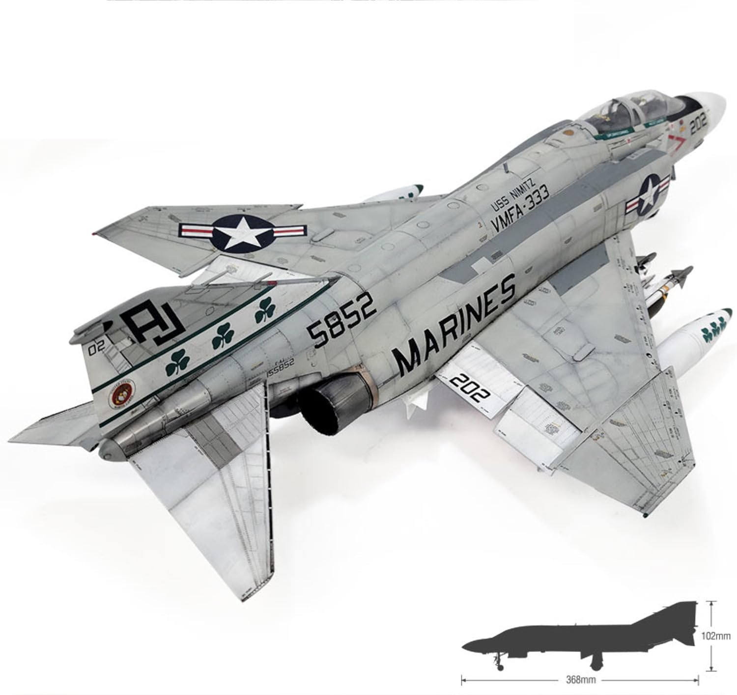 Amazon | アカデミー 1/48 アメリカ F-4J ファントムII VMFA-333
