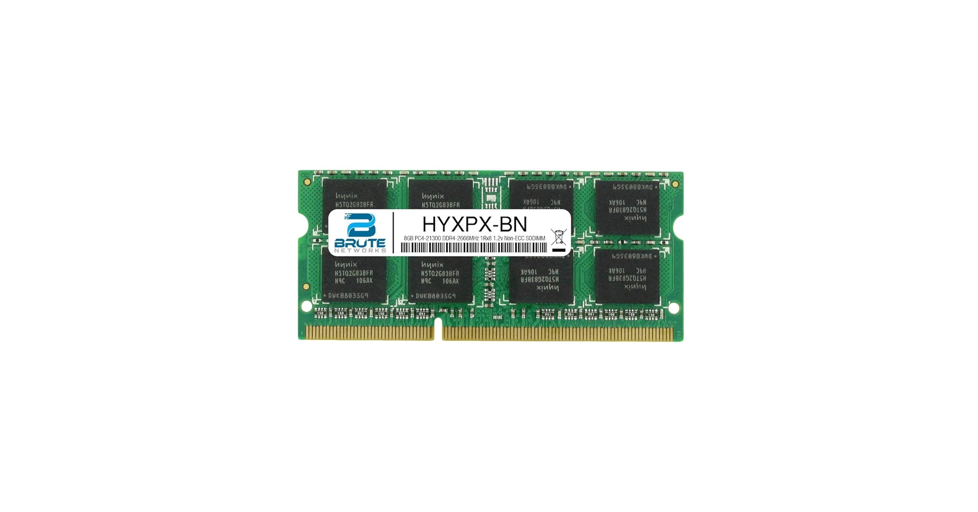 確認⸜(๑⃙⃘'ᵕ'๑⃙⃘)⸝② Brute Networks HYXPX-BN - 8GB DDR4-2666MHz 1Rx8 Non-ECC