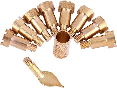 Miniatura 8 de Puntas para bolígrafo de leña, 23 piezas, accesorios para quemar madera, plantillas de hierro de soldadura, pirografía, kit de herramientas de