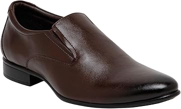 Shades Formal Slip on Shoes for Men | Classic Design | Comfortable Walking Shoes | Classic Design | Soft Lining | Breathable | Slip Resistant