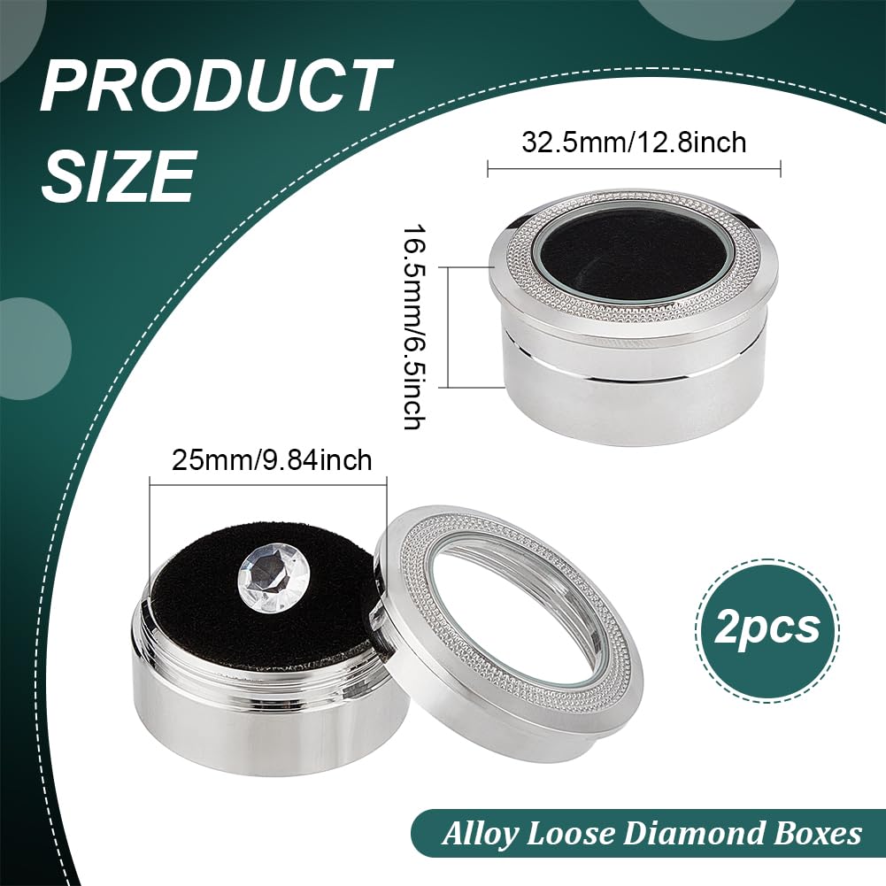 BENECREAT Schmuck-Geschenkboxen Aus Platinlegierung Produktbild-Vorschau 6