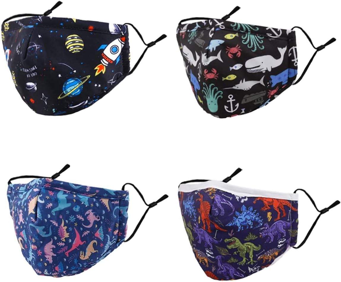 Enjoy Holiday 1981 Kids Washable Face Mask With Adjustable Ear Loops, Cute Designer Mask for Kid (pattern)