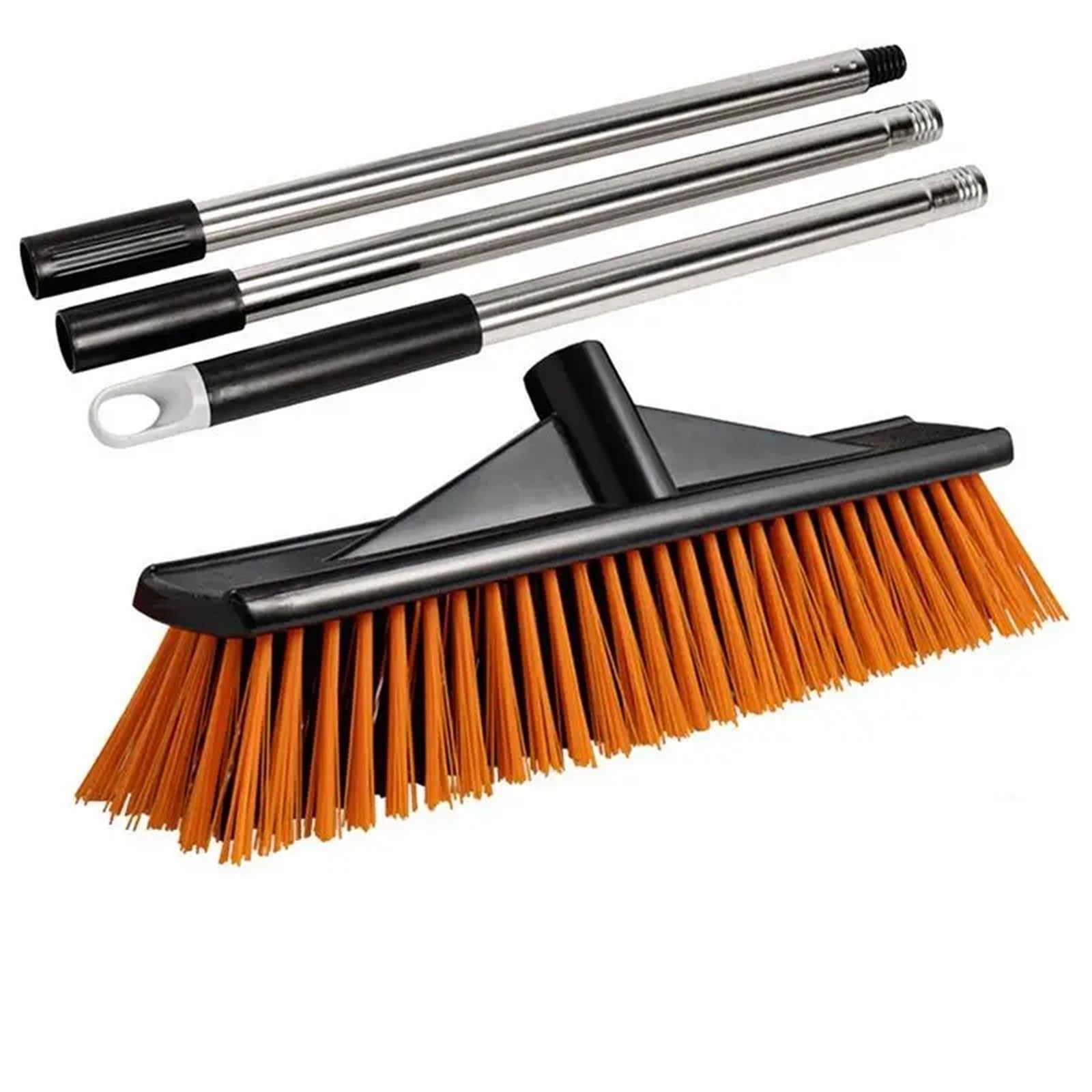 outdoor broom Portable Outdoor Sweeping Brush with Stiff Bristles – Floor Scrubber and Shower Scrubbing Broom(40cm)