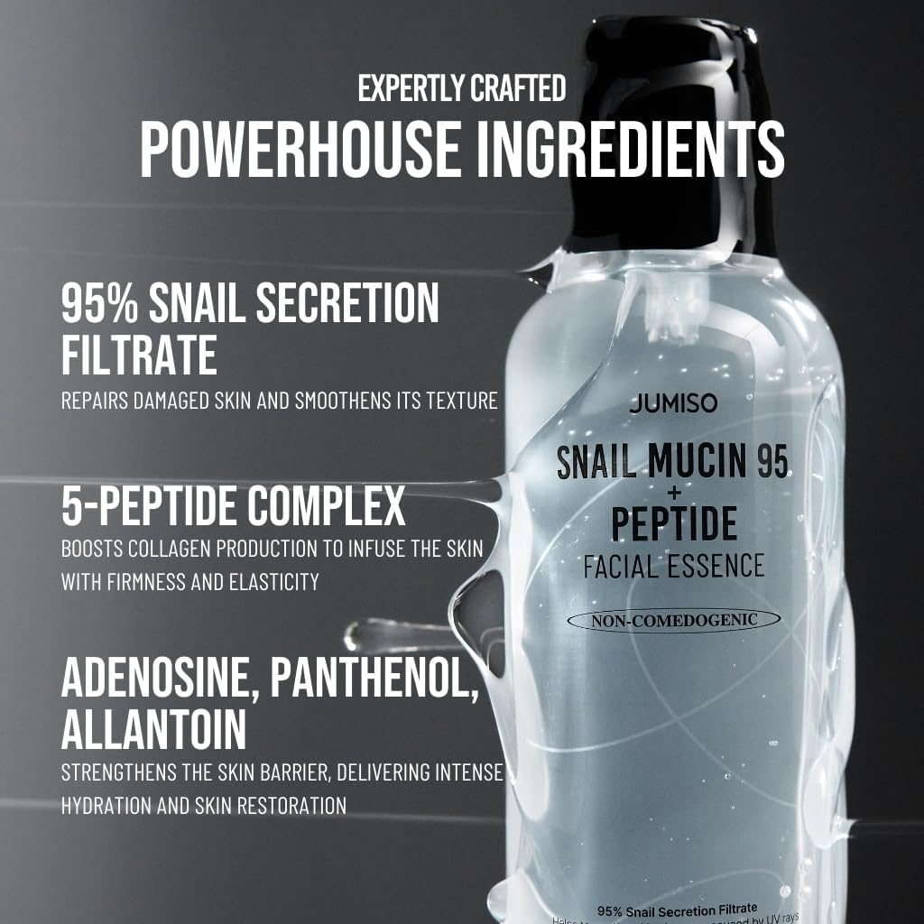 Jumiso Snail Mucin 95 + Peptide Facial Essence, 4.73 fl oz (140 ml) - Image 7