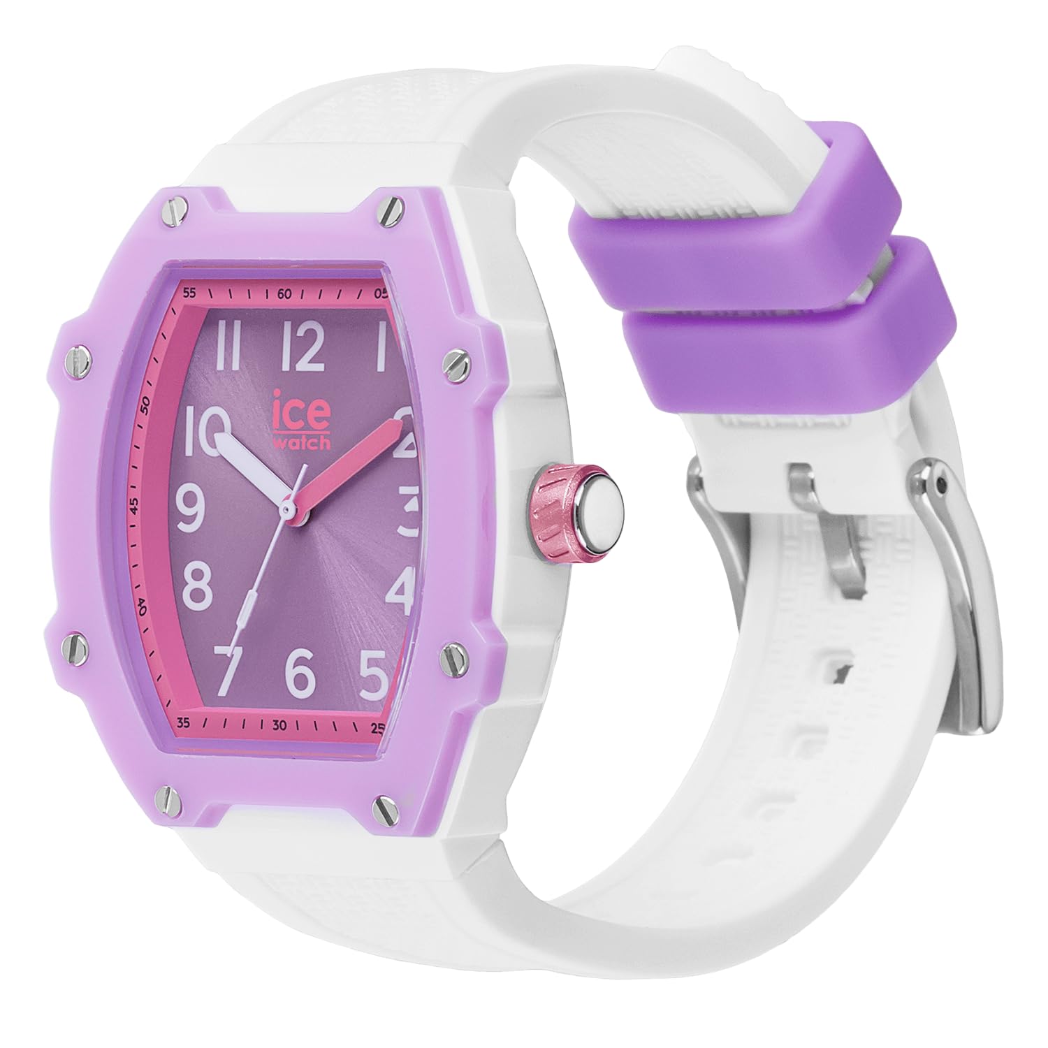 Ice-Watch - ICE boliday Kids princess - Fioletowy zegarek dziewczęcy z silikonowym paskiem - 023328 (Medium)