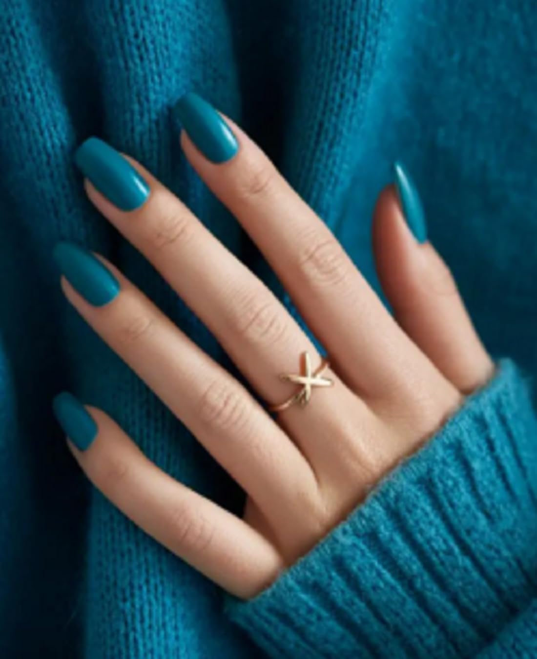 Premium Teal Blue Nail Paint | High Glossy Finish Nail Polish | Long-Lasting Salon Shine | Smooth Application | 10 ml-image-38
