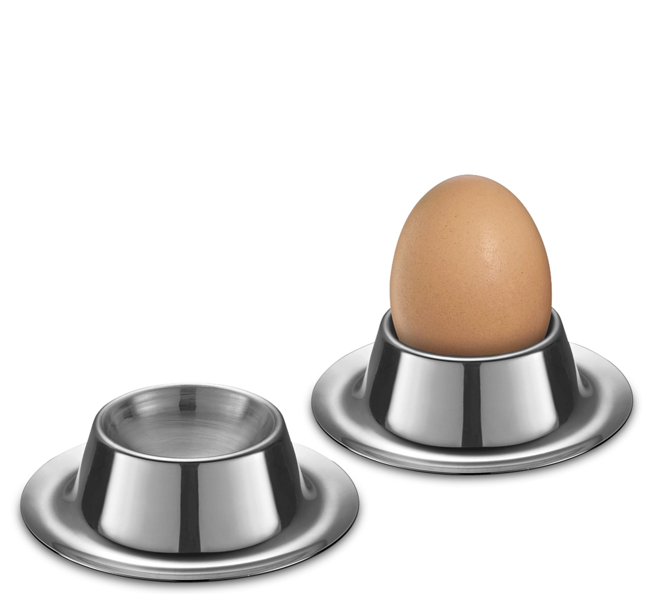 Huevera cilio 105599 de acero inoxidable para servir huevos pasados por agua
