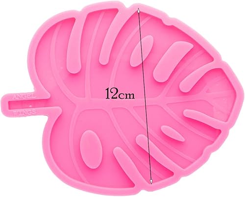 Miniatura 2 de Molde de silicona brillante con hojas de tortuga, geoda, ágata, 4.7 x 4.7 in (4.7 x 4.7 pulgadas), molde de silicona epoxi para manualidades, para
