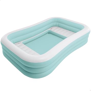 Intex Piscine Salon Familiale Gonflable avec Sièges et Auvent Amovible