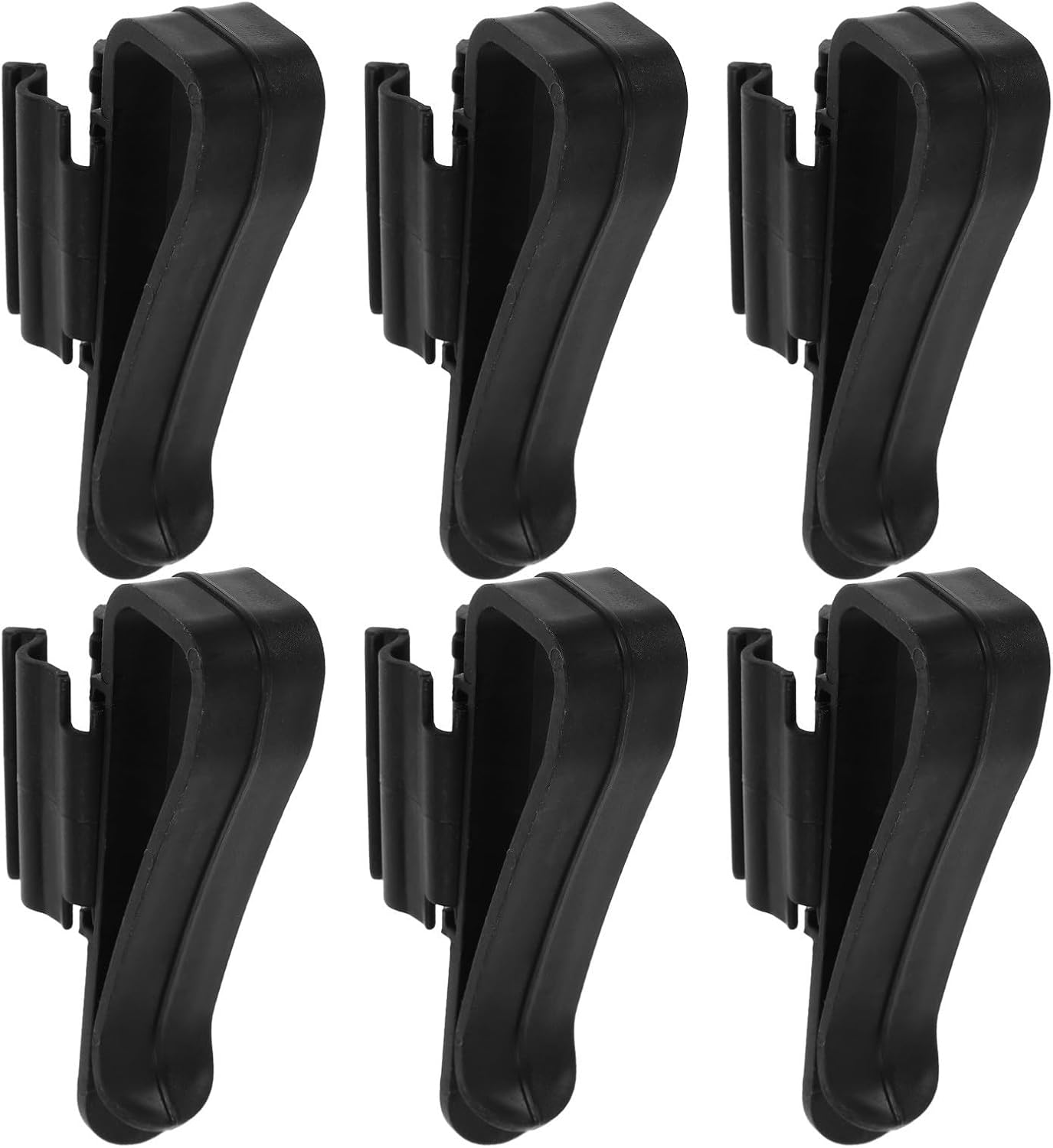 6pcs Aquarium Pump Hose Clamp Plastic Fish Tank Water Pipe Holder Clips for 25mm Glass and 21mm Diameter Tubes, Versatile Compatibility and Multifunctional Design for Aquarium