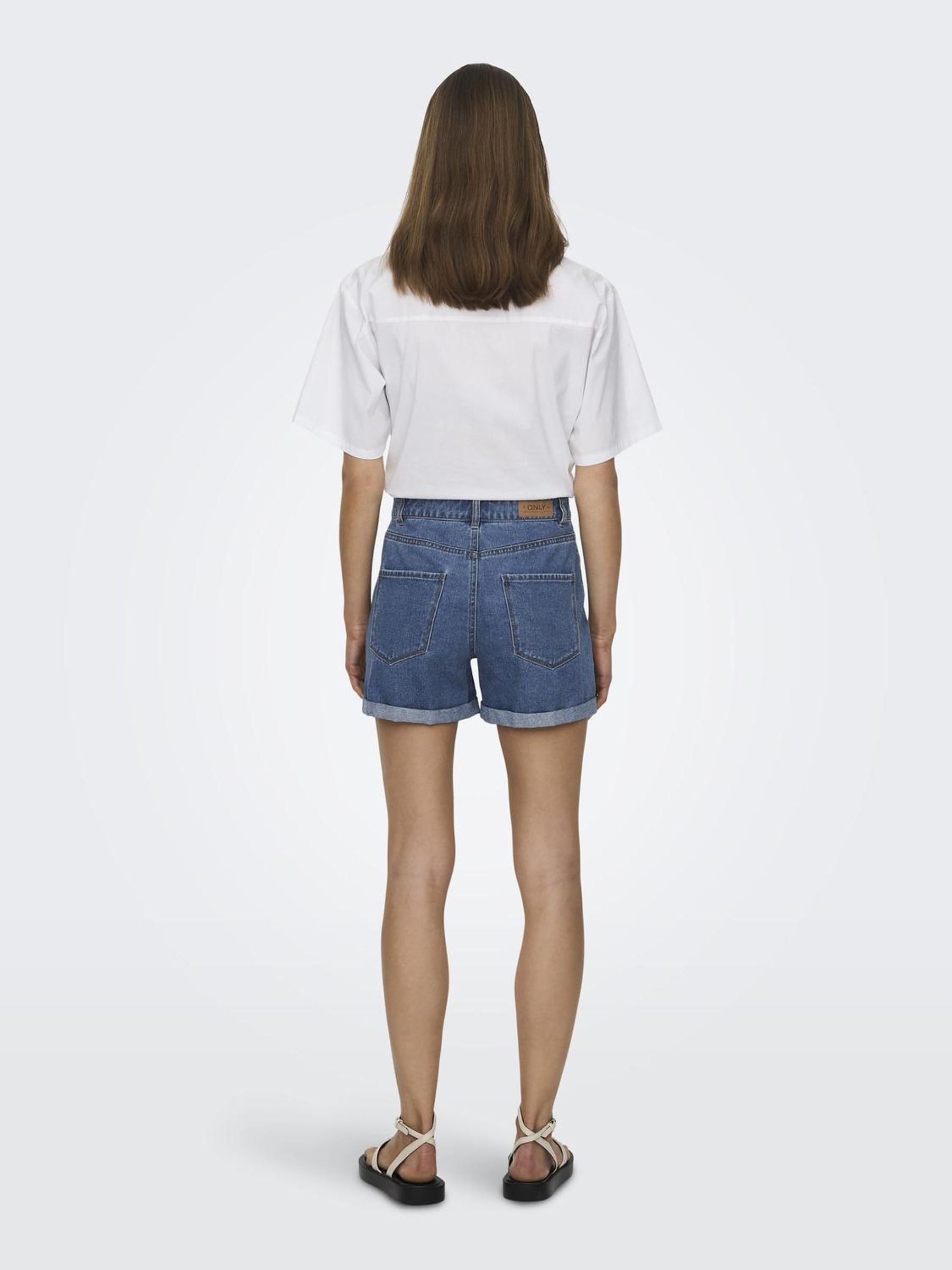 ONLY Denim Shorts ONLVEGA High Waist Regular Fit Denim Shorts
