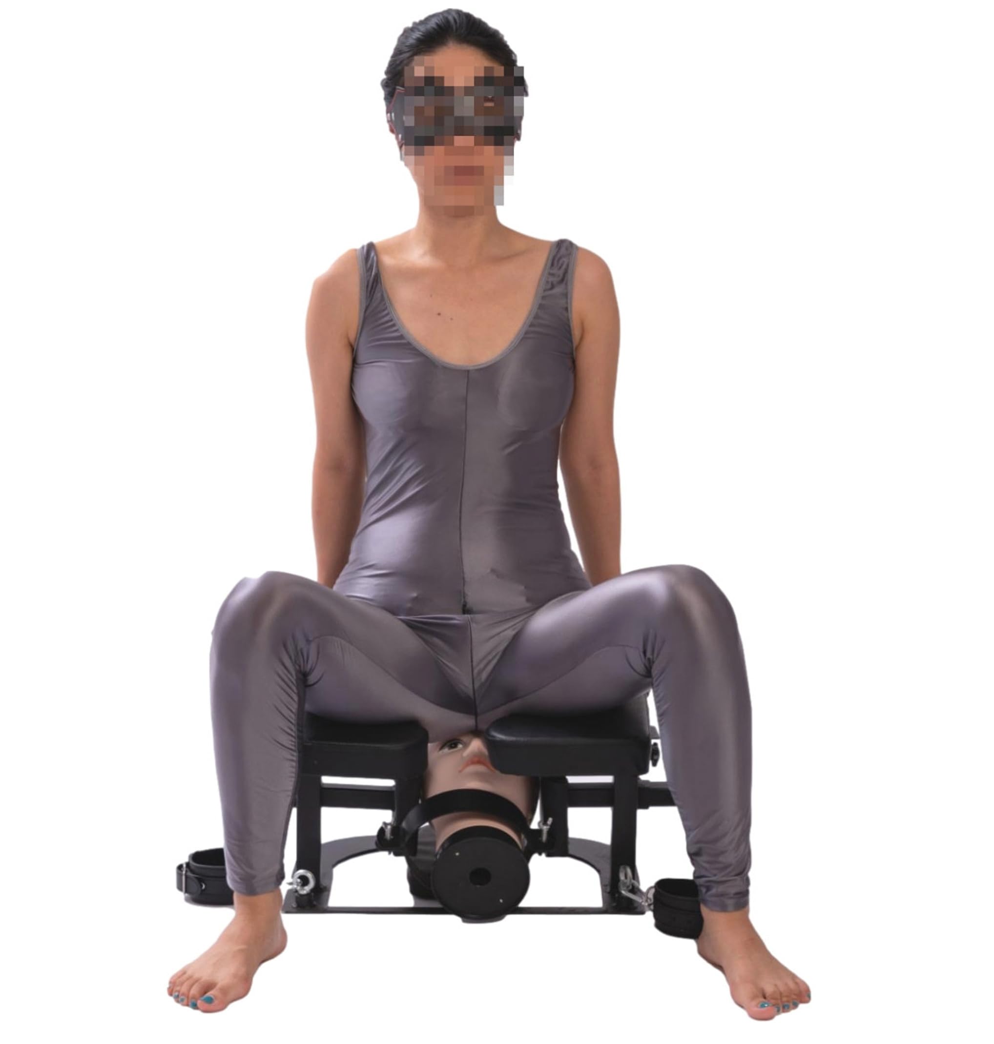 Chaise BDSM Bondage – Siège SM, Facesitting & Chaise Esclave | Meuble SM & Chaise Sexe – Meuble Érotique, BDSM Bondage Chair pour Dom Sub, Esclave & Maîtresse – Jeu de Rôle & Spanking