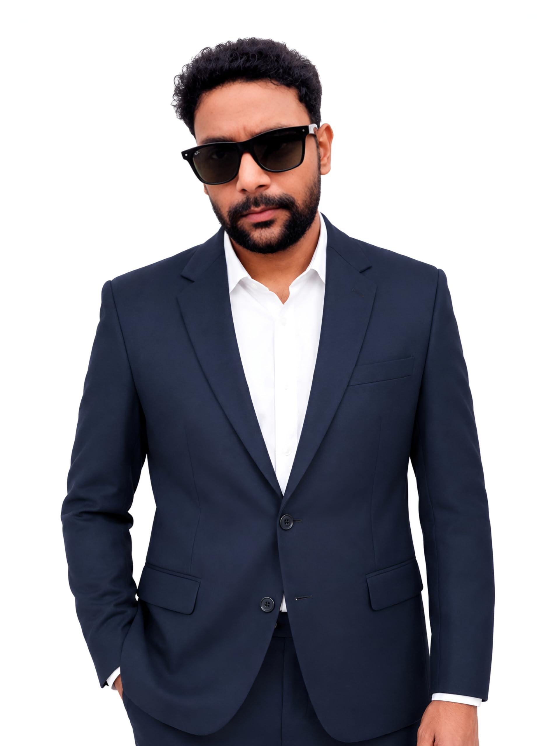 NINEtoNINE Matty Formal Blazer Black and Blue-picture-16
