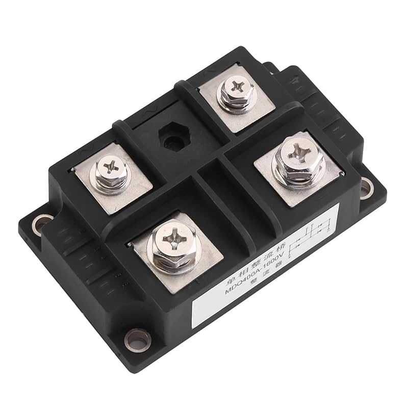 Ponte retificadora de diodos monofásica Hilitand 400 A 1600 V com 4 terminais – 1 unidade