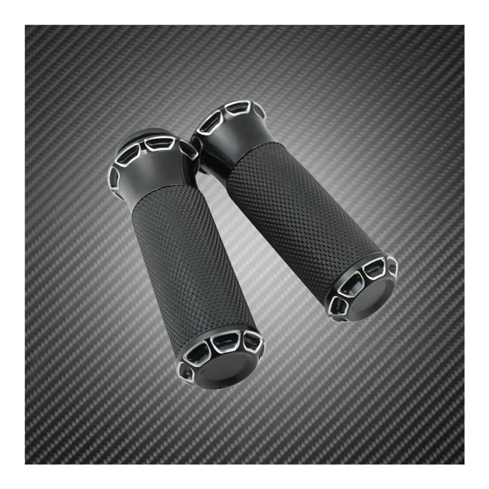 PuñOs Manillar Motocicleta Puños De Motocicleta Negro 1"para para Breakout para Road para King para FLHX Empuñaduras Modelo Electrónico Accesorios Aluminio