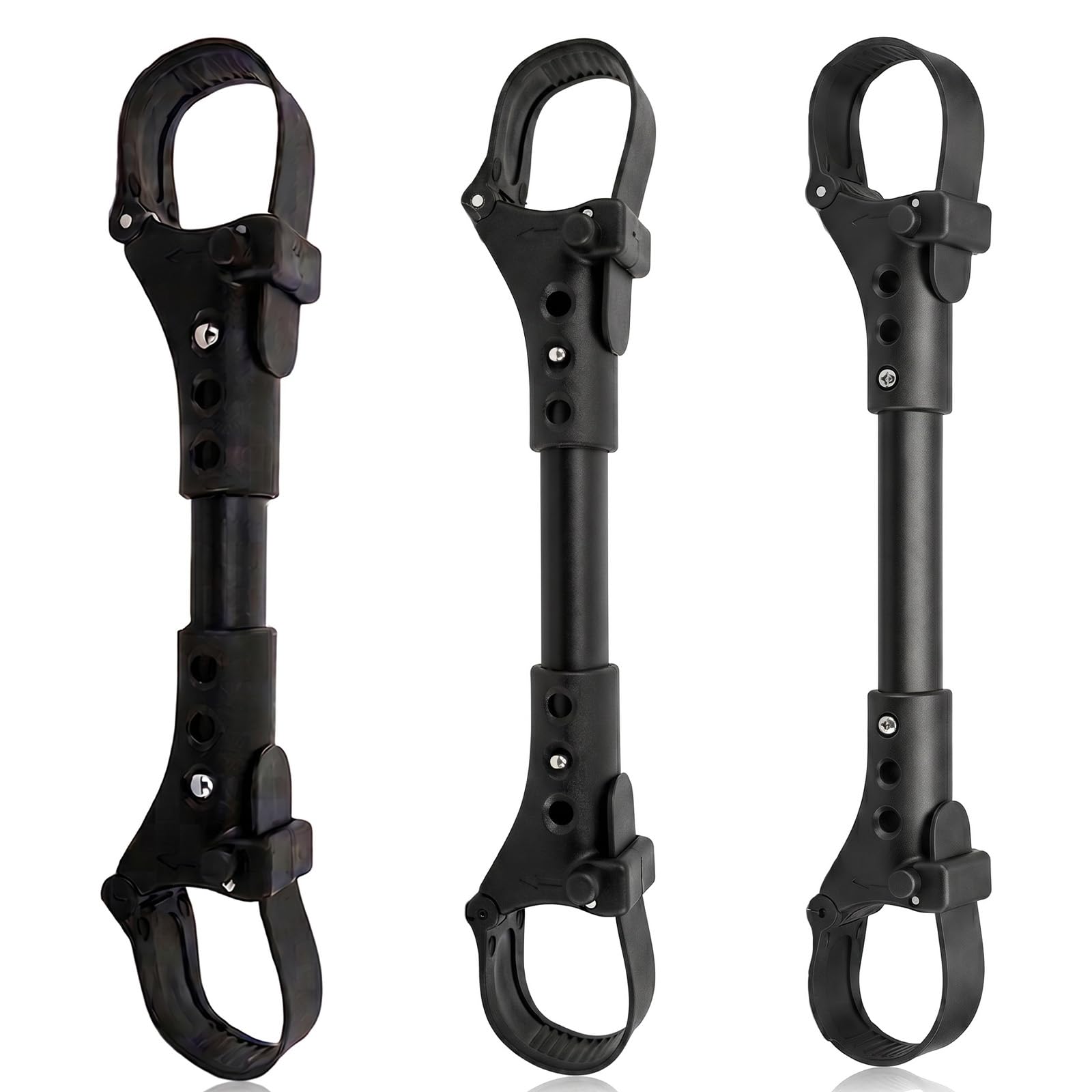 3Pcs Adjustable Stroller Connectors, Twin Pushchair Link Clips Convert 2 Single Strollers to Double
