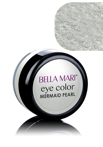 Bella Mari - Sombra de ojos mineral natural, sirena (perla) 0.1 onzas