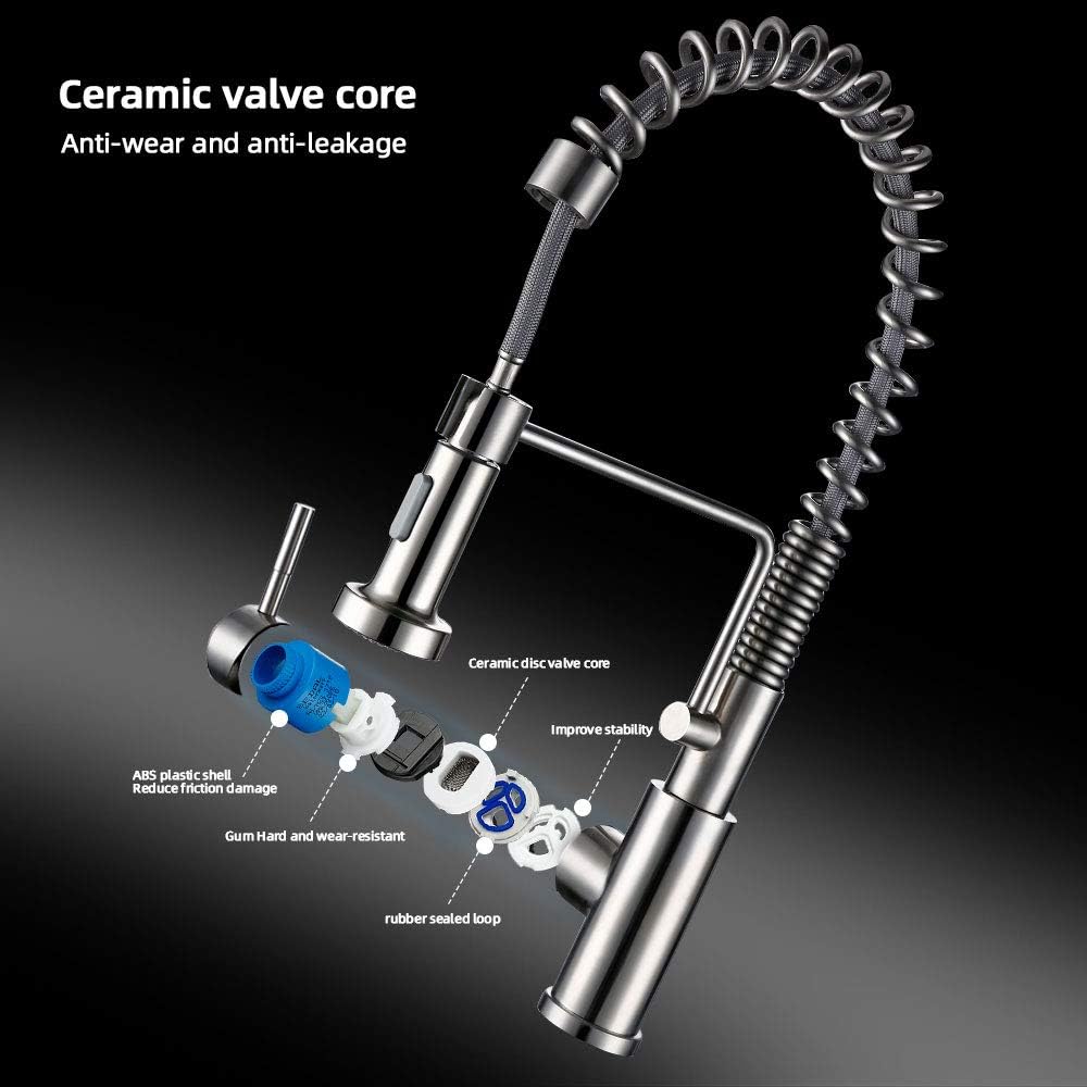 Bеѕt Cуbеr Dеаlѕ 🔥 BAGNOLUX Touch On Kitchen Faucets with Pull Down Sprayer, Single Handle Kitchen Sink Faucet with Pull Out Sprayer, Stainless Steel Touch Activated Faucet (Brushed Stainless Steel) Exсluѕіvе BAGNOLUX Touch On Kitchen Faucets with Pull Down Sprayer, Single Handle Kitchen Sink Faucet with Pull Out Sprayer, Stainless Steel Touch Activated Faucet (Brushed Stainless Steel)